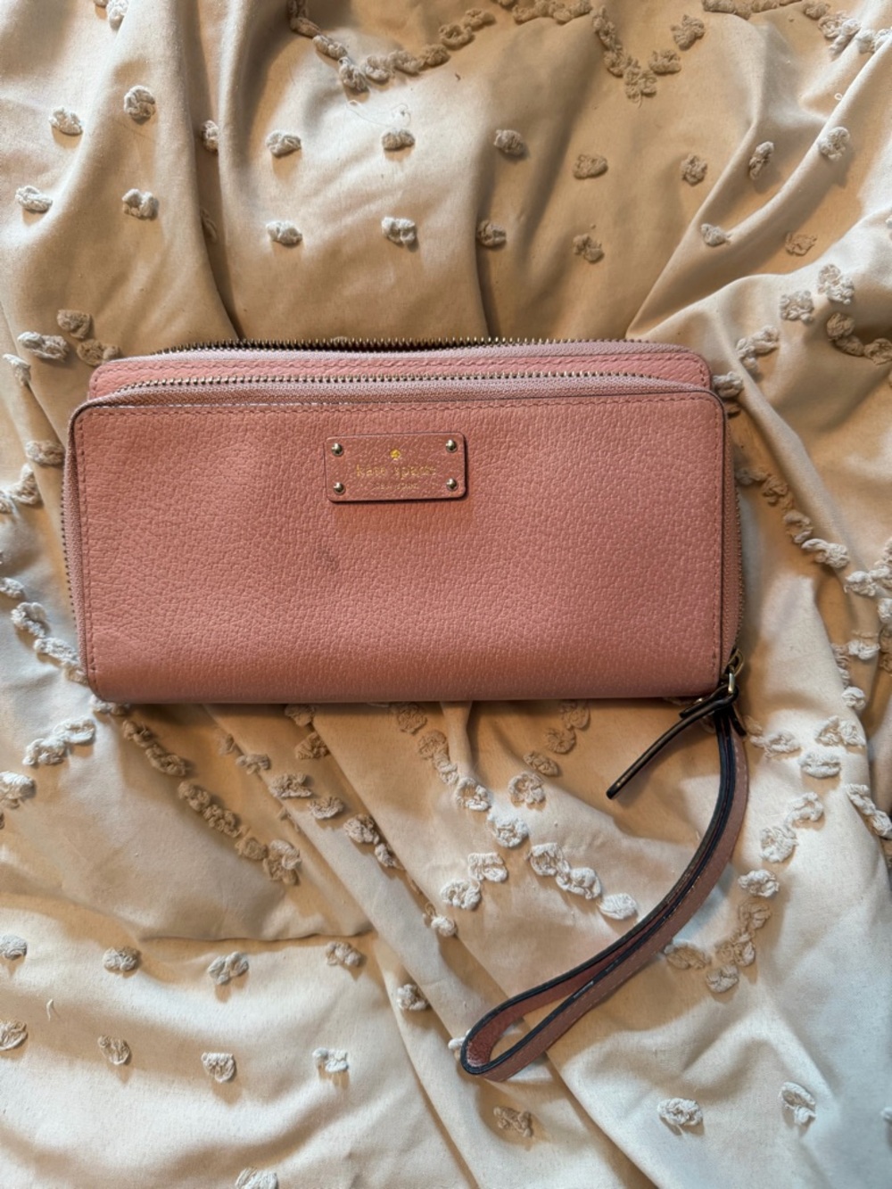 Kate spade double zip wallet